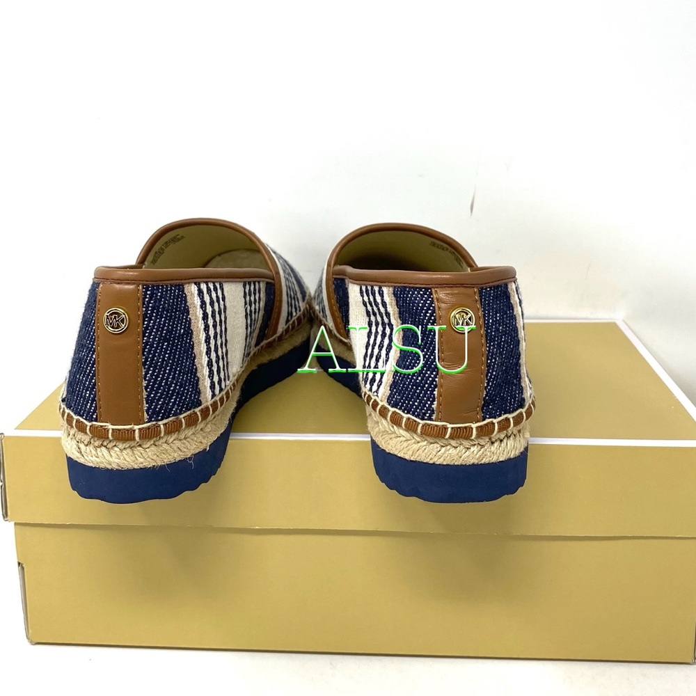 Michael Kors Mathilde Espadrille Canvas Navy Women - Picture 9 of 10